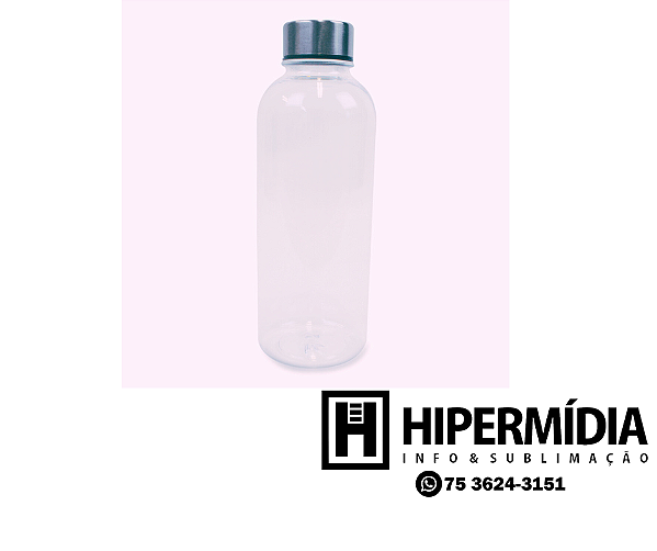 Garrafa Plástica Tampa Inox - 650ml