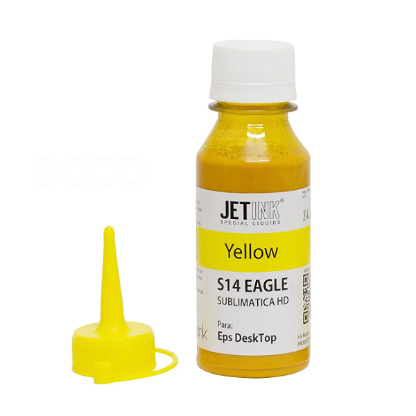 Refil Sublimático Original Jet Ink 100ml - Amarelo