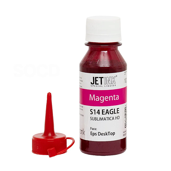 Refil Sublimático Original Jet Ink 100ml - Vermelha