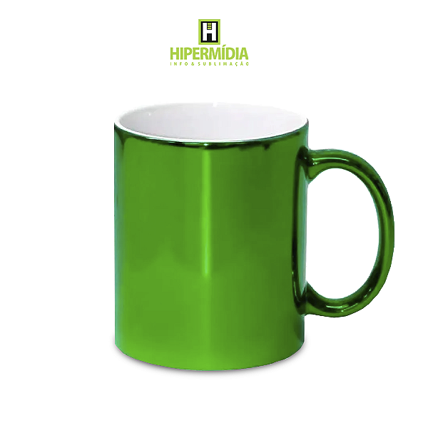 Caneca p/ Sublimação de Cerâmica Perola Verde
