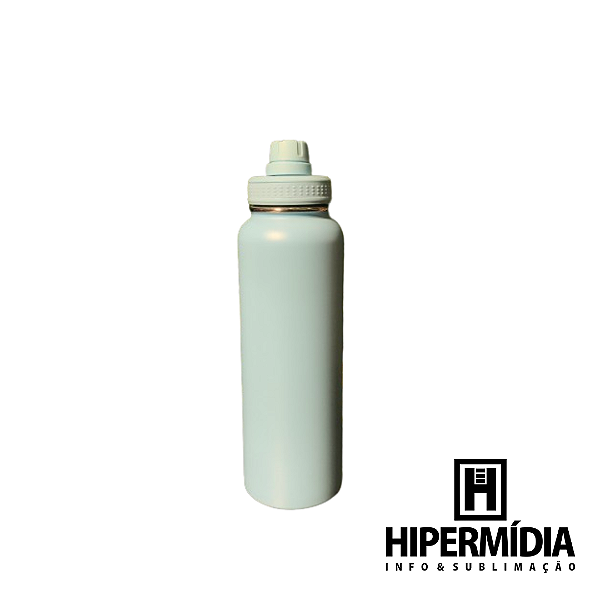 Garrafa Inox Térmica Azul Claro ML-6227 Polida 1,2L