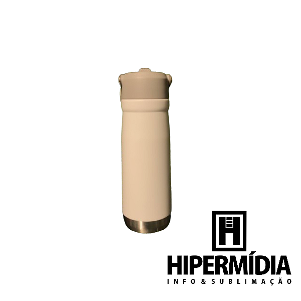 Garrafa Inox Térmica Branco ML-6206 650ml