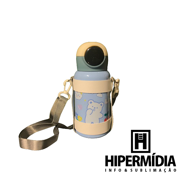Garrafa Inox Térmica Infantil Azul CH-018S 500ml