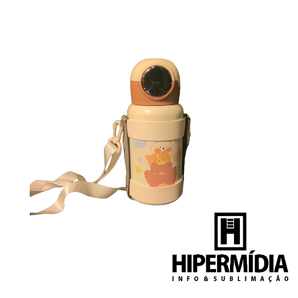 Garrafa Inox Térmica Infantil Bege CH-018S 500ml