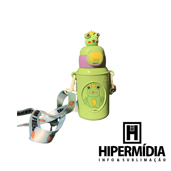 Garrafa Inox Térmica Infantil Sapo CH-017S 450ml