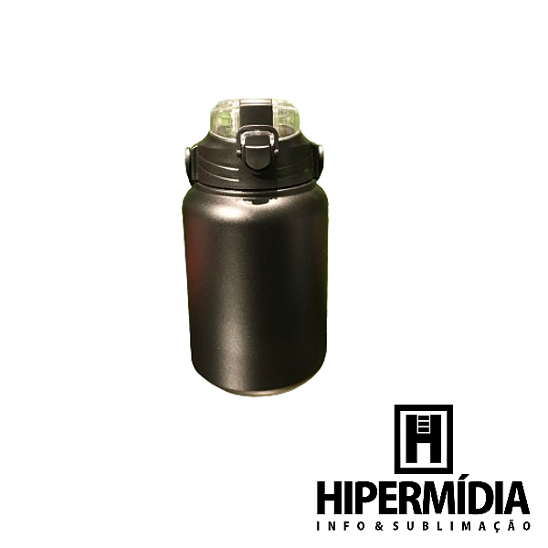 Garrafa Inox Térmica CH-036 Preta 1,1L