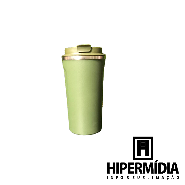 Copo Inox Térmico ML-6217 Verde 500ml