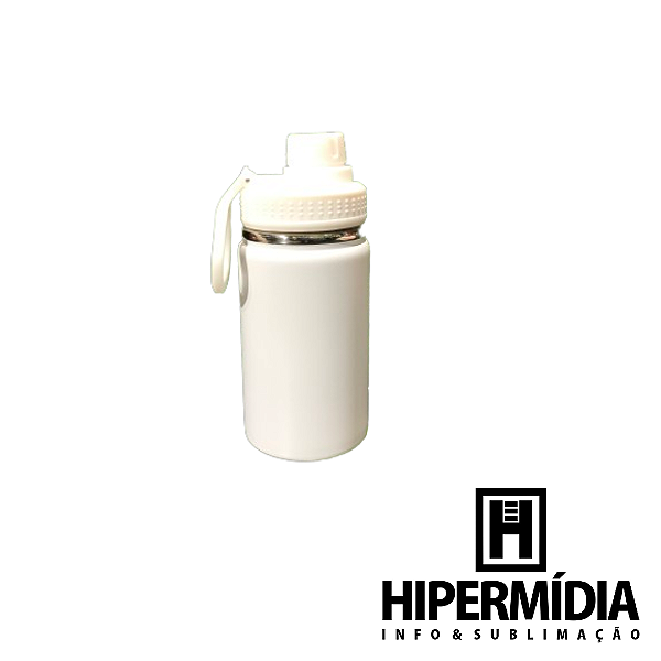 Garrafa Inox Térmica Polida Branca ML-6223 350ml