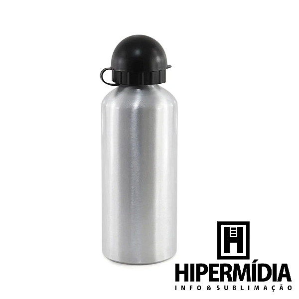Squeeze Alumínio Bolinha Prata 500ml