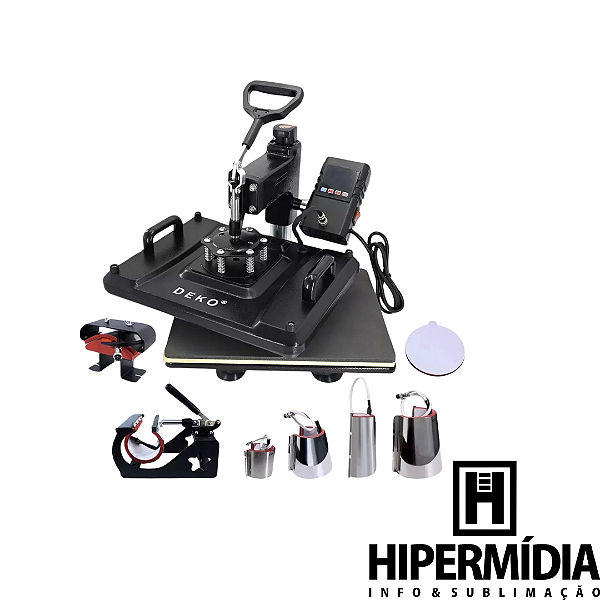 Prensa Combo 8x1 Plana 38x38 110v