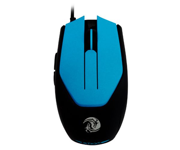 Mouse Oex Blaze 3200DPI Preto com Azul MS-311