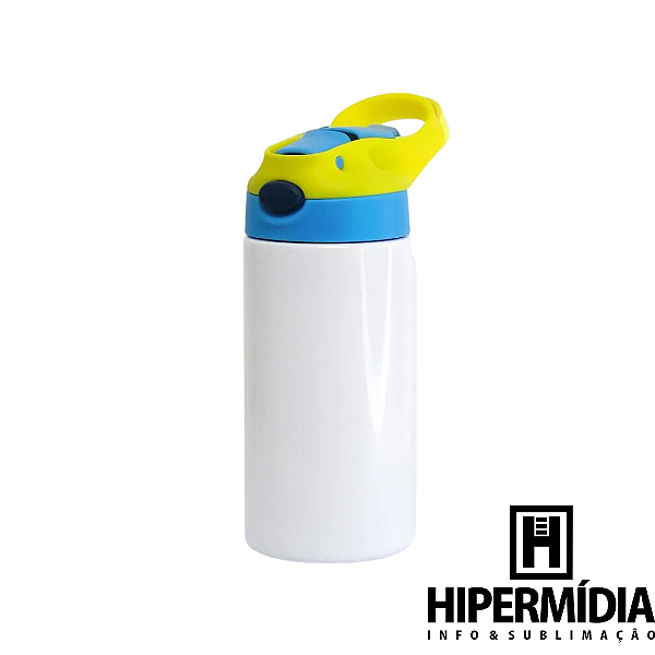 Garrafa Inox Infantil Amarelo/Azul 500ml (LOJA DE VCA)
