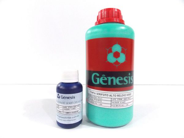 Emulsão Serifoto Gênesis Base Água 1KG Verde