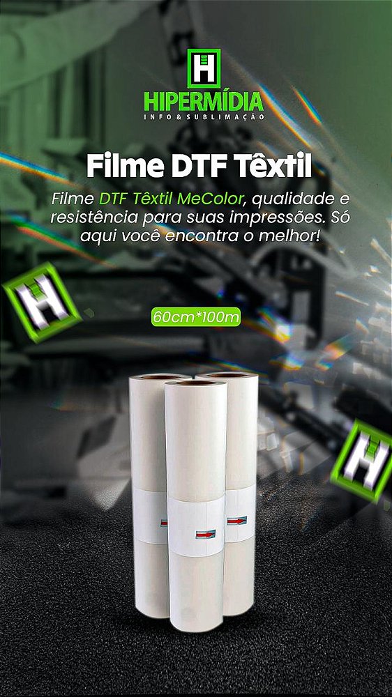 Filme para DTF Têxtil