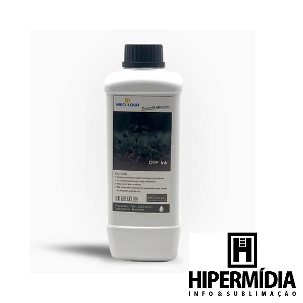 Tinta para DTF Têxtil Preta 1000ml