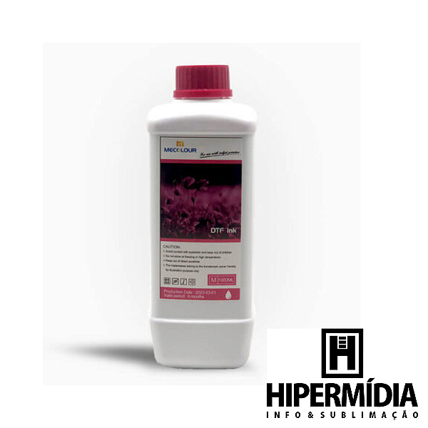 Tinta para DTF Têxtil Vermelha 1000ml
