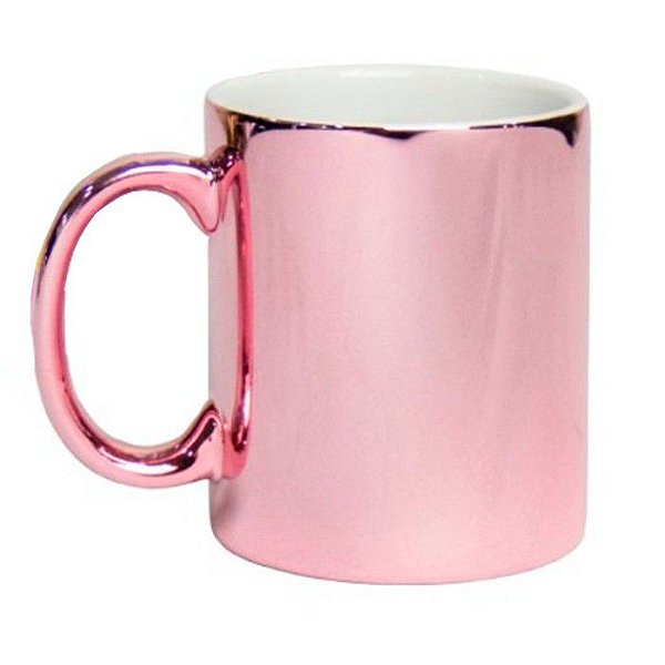 Caneca Metalizada Rosé