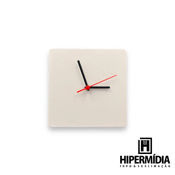 Molde MDF Relógio Quadrado