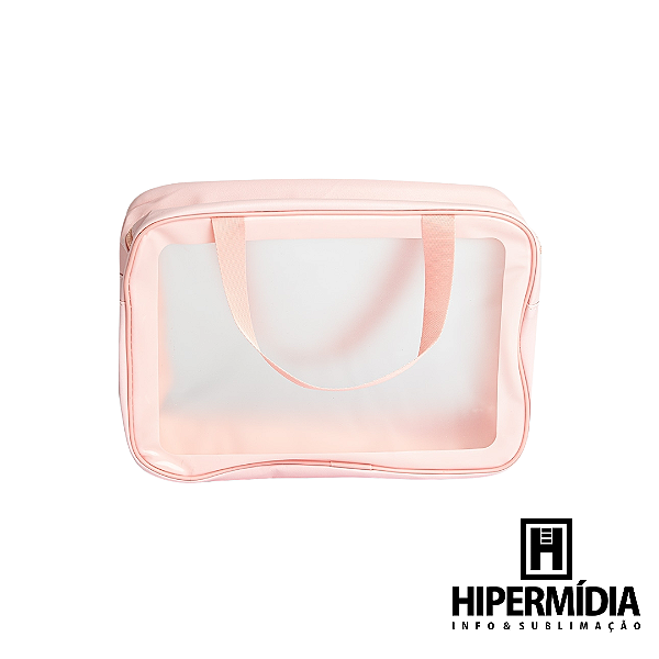 Nécessaire PVC Impermeável Rosa