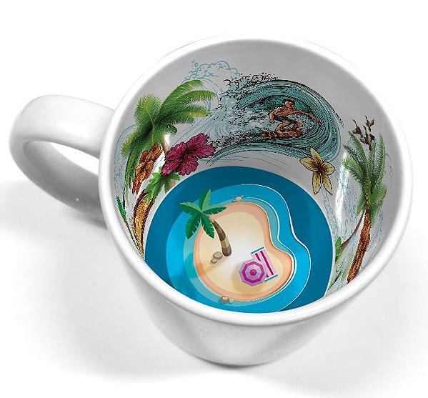 Caneca Temática Verão Tropical