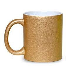 Caneca Glitter Bronze p/ Sublimação