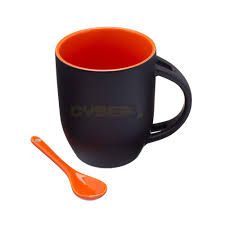 Caneca c/ Colher Magica Laranja