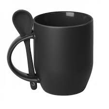 Caneca c/ Colher Magica Preto
