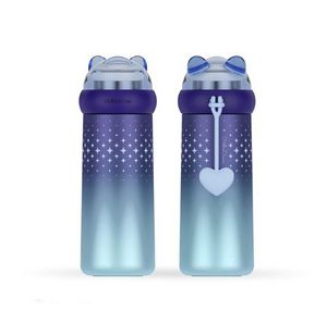 Garrafa Térmica Inox Urso Espacial 325 ml Azul