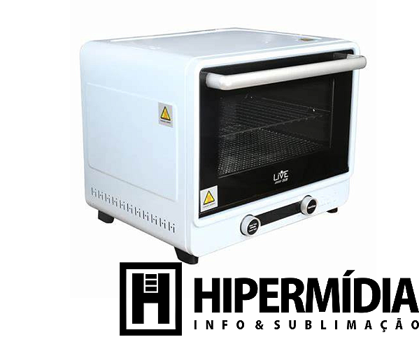 Forno para Sublimação 40 Litros Prensa 3D LiveSub 220v