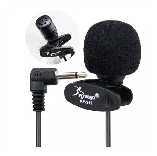 Microfone De Lapela Mini 3,5mm