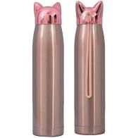 Garrafa Térmica 3d Cat Gatinha 320ml Rosa