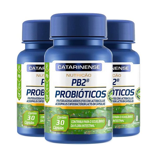 Kit 3 Probioticos  Catarinense  30 Capsulas