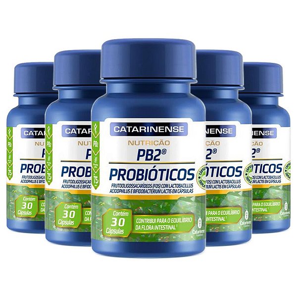 Kit 5 Probioticos  Catarinense  30 Capsulas