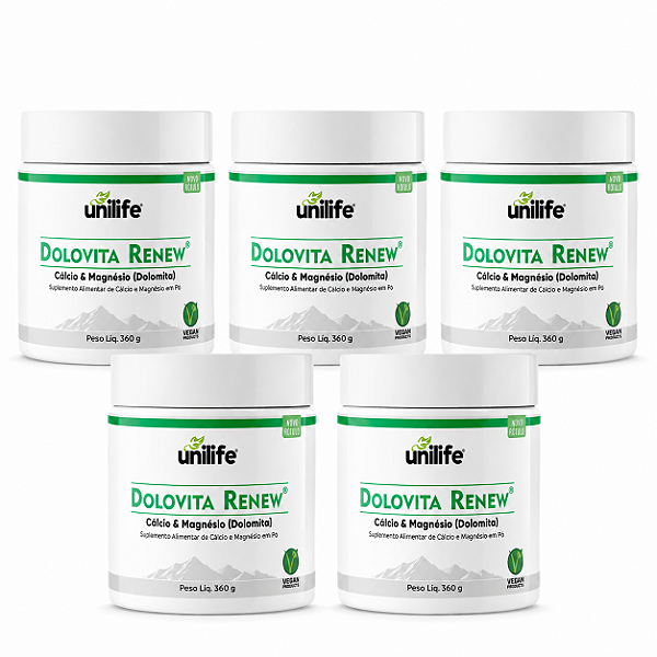 Kit 5 Dolovita Renew Unilife 360g