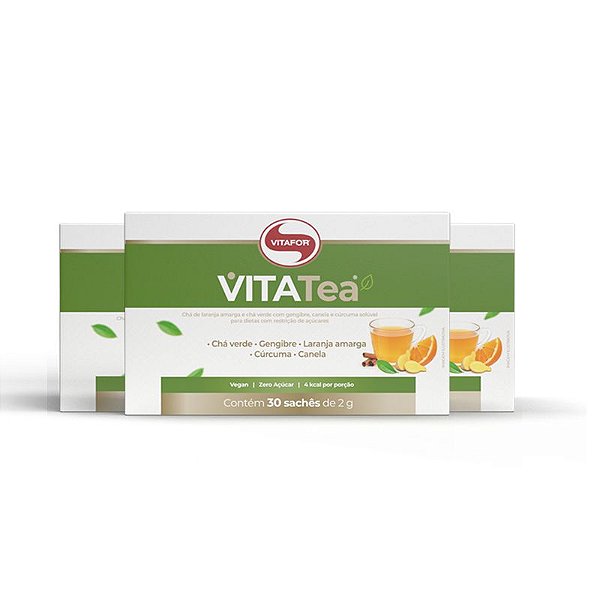Kit 3 Vitatea Vitafor 30 sachês 2g