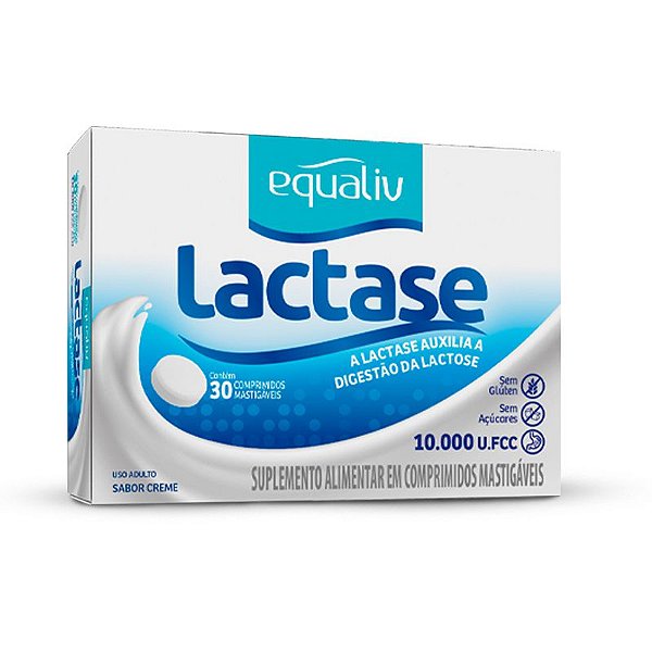 Lactase Equaliv 30 comprimidos mastigáveis