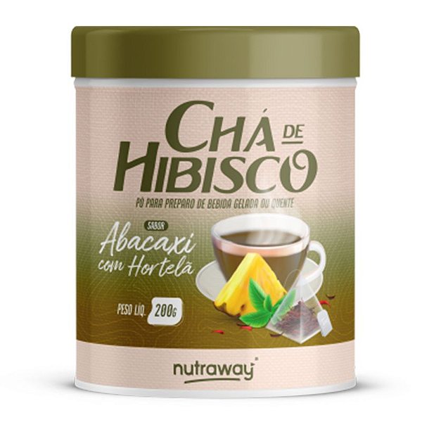 Chá De Hibisco Abacaxi C/Hortelã Nutraway 200g