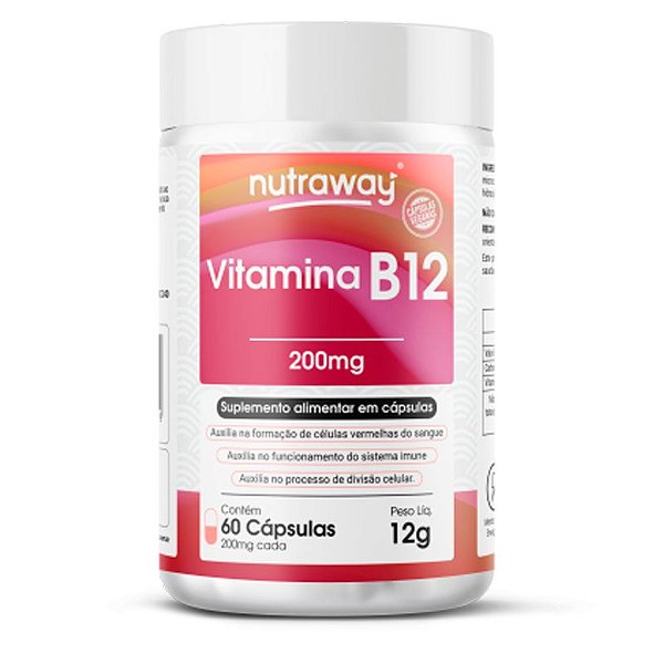 Vitamina B12 Nutraway 60 cápsulas