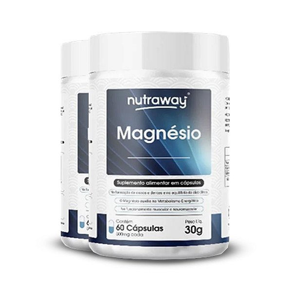 Kit 2 Magnésio Quelato Nutraway 60 comprimidos