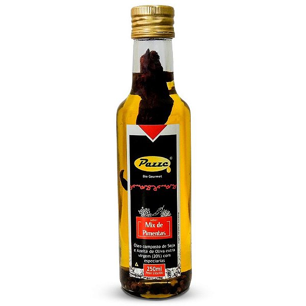 Óleo Saborizado Mix de Pimentas Pazze 250ml