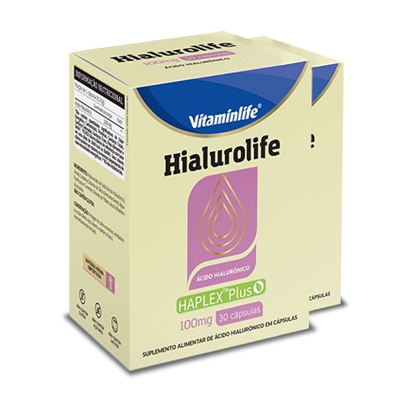 Kit 2 Hialurolife Vitaminlife 30 cápsulas