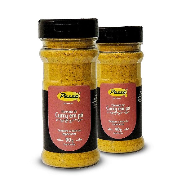 Kit 2 Tempero Curry Pazze 90g