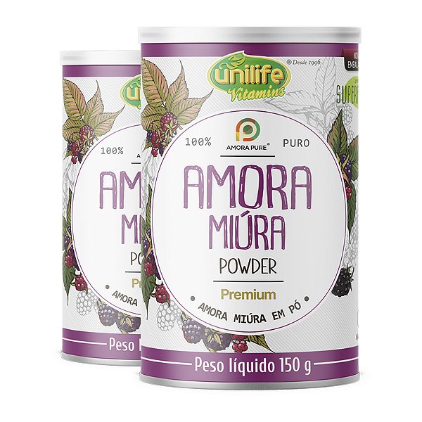 Kit 2 Amora Miura em Pó 150g Unilife