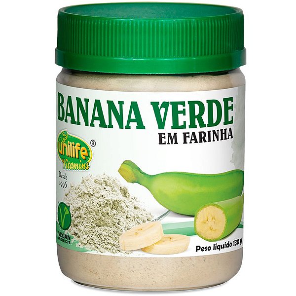 Farinha de Banana Verde 130g Unilife