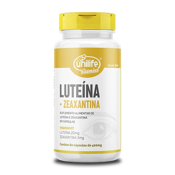 Luteína e Zeaxantina Unilife 60 Cápsulas