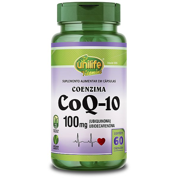 Coenzima CoQ-10 Unilife 60 Cápsulas
