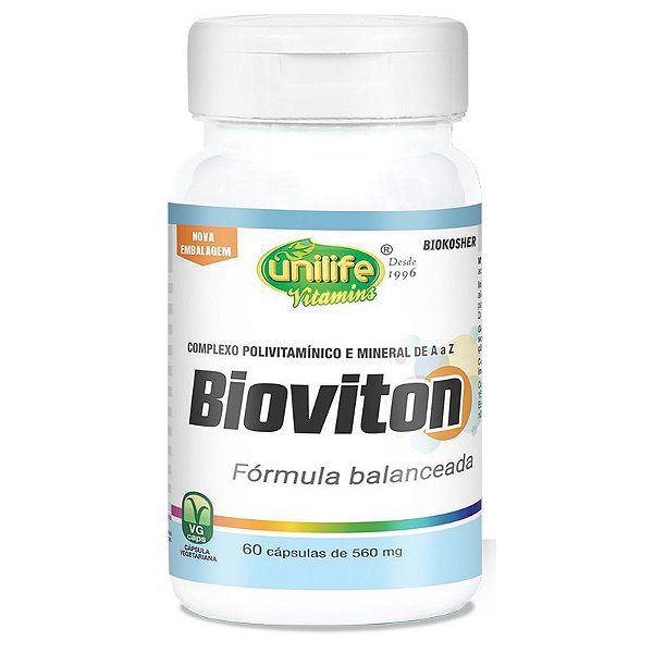 Bioviton Suplemento de Vitaminas e Minerais Unilife 60 caps