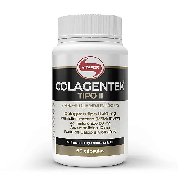 Colagentek Vitafor Tipo II 60 Cápsulas