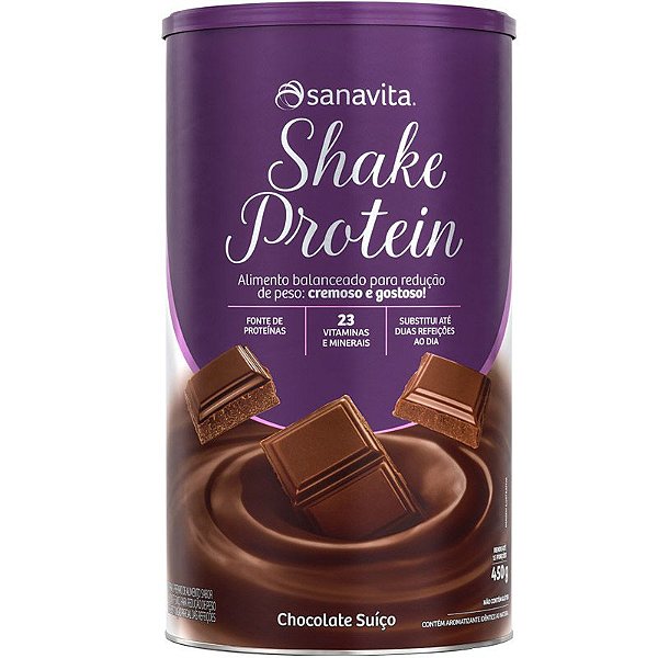 Shake Protein Substituto de Refeição Sanavita 450g Chocolate Suiço