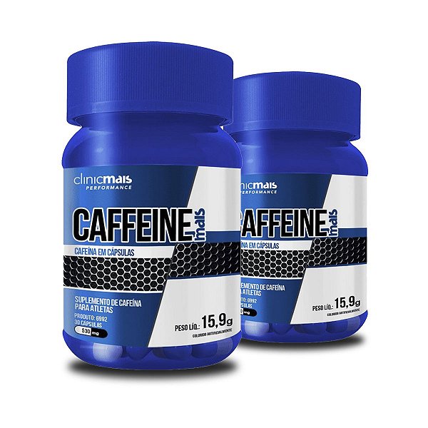 Kit 2 Cafeína Caffeine Clinic Mais 30 cápsulas